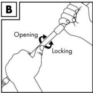 CRIVIT IAN 278427 - Locking/opening (Fig. B) - 1