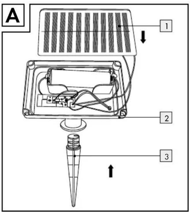 MELINERA IAN 296716 - SOLAR GROUND LIGHTS CHAIN - 1