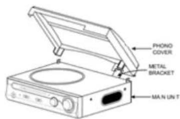 Soundmaster PL196H - TOP COVER ASSEMBLY - 1