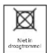 BEKO DC72301BX1 - Wasgoed dat nicht in de droger kan worden gedroogd - 1