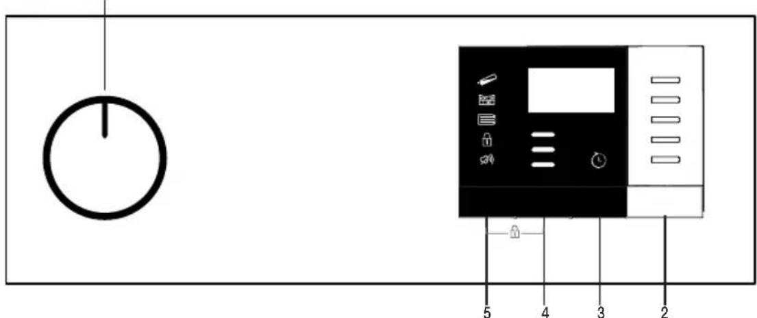BEKO DC72301BX1 - Panneau de commande - 1