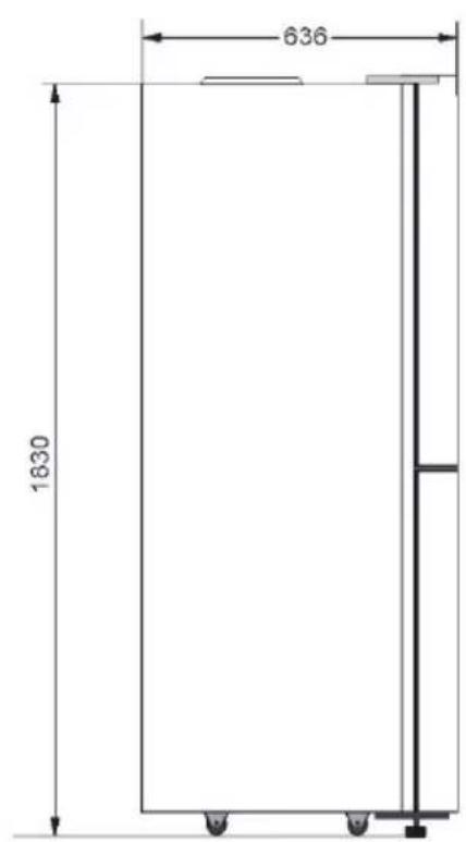 HOOVER HSC818EXWD - Dimensione di installazione - 2