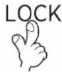 HOOVER HSC818EXWD - Lock/unlock button - 2
