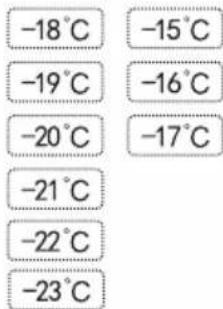 HOOVER HSC818EXWD - Freezer compartment settings - 4