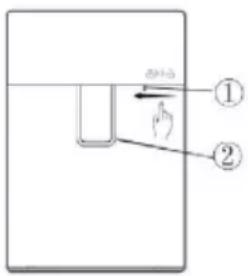 HOOVER HSC818EXWD - Instructions concernant le levier de la sécurité enfant - 1