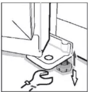 HOOVER HSC818EXWD - Rregulloni këmbët plastike - 1