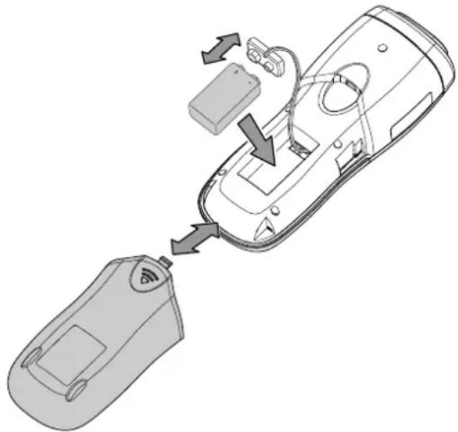 TROTEC TA300 - Mise en place de la pile - 1