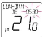 Salus WQ610RF - Programmation - mode AUTO - 5