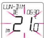 Salus WQ610RF - Programmation - mode AUTO - 6