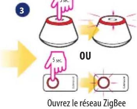 Salus SQ610RF - Jumelage avec la tête thermostatique TRV (Installez le TRV conformément aux instructions fournies avec le produit) - 3