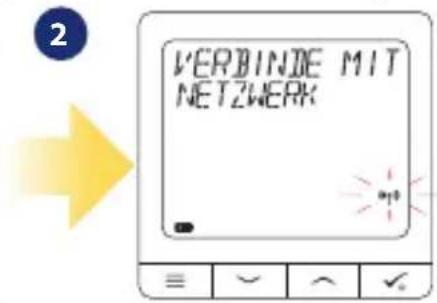 Salus SQ610RF - Installation im OFFLINE Modus Koppeln mit Klemmleiste / Steuerbox (Installieren Sie die Klemmleiste / Control Box gemäß den im Lieferumfang enthaltenen Anweisungen): - 2