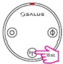 Salus SQ610RF - Pairing with TRV radiator head (Install the TRV according to the instructions included with product) - 7