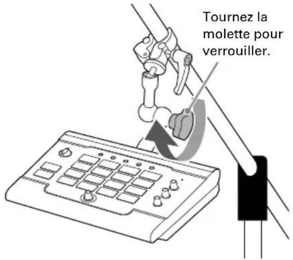 Tournez la molette pour verrouiller.