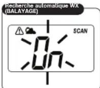 COBRA MR HH150 FLT - Programmation du mode d'alerte (WX) meteorologique - 2