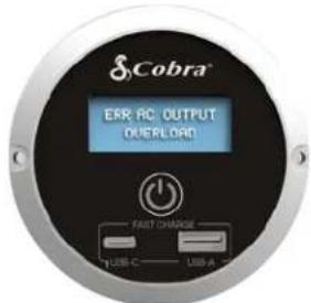 COBRA PRO 1500W - Coupure de tension faible d'entrée CC (configuration alterne) - 3
