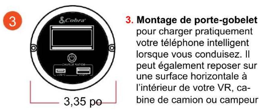 COBRA PRO 3000W - Système de fixation à 4 points - 2
