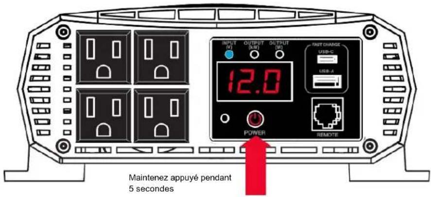 COBRA PRO 3000W - Pour changer l'alarme de faible tension, consulter : - 1