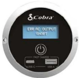 COBRA PRO 2500W - Coupure de tension faible d'entrée CC (configuration alterne) - 2
