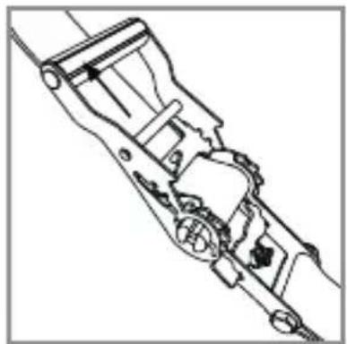 ULTIMATE SPEED HG04647 - ● Releasing the lashing strap - 2