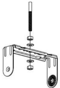 ELECTRO-VOICE EVIDS5.2X - Using a threaded rod - 1