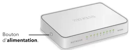 NETGEAR GS208v2 - Mettez le switch sous tension - 1