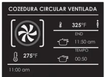 Fulgor Milano FCSO 4510 TEM - Para definir um modo temporizzato - 1
