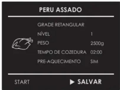 Fulgor Milano FCSO 4510 TEM - Guardar una receita personalizada: - 3