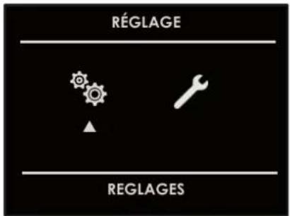 RÉGLAGE REGLAGES