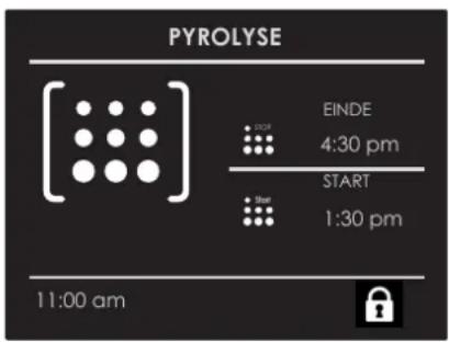 PYROLYSE EINDE 4:30 pm START 1:30 pm 11:00 am