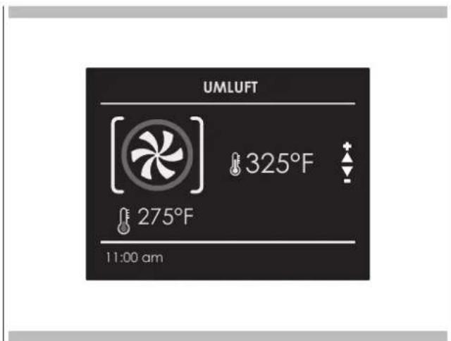 UMLuft 325°F 275°F 11:00 am