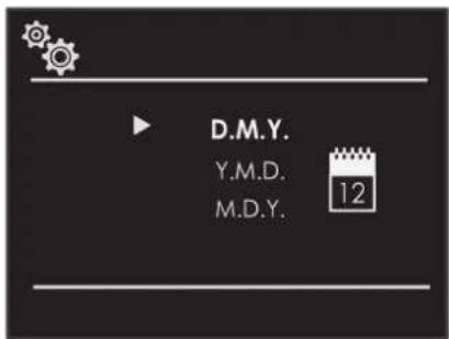 D.M.Y. Y.M.D. M.D.Y.