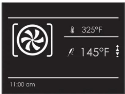 [325°F] 145°F 11:00 am