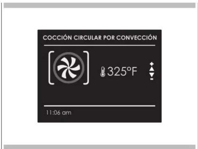 COCCIÓN CIRCULAR POR CONVECCIÓN 325°F 11:06 am