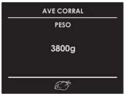 AVE CORRAL PESO 3800g