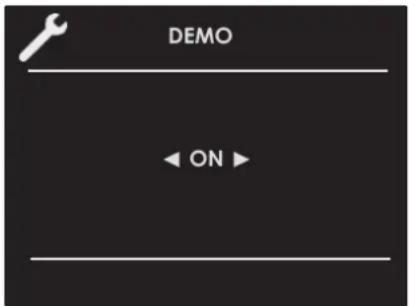 DEMO ← ON ►