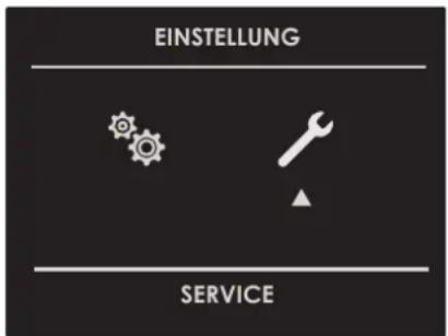 EINSTELLUNG SERVICE