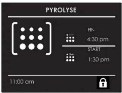 PYROLYSE FIN 4:30 pm START 1:30 pm 11:00 am