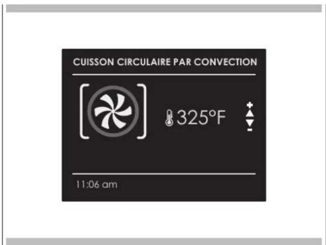 CUISSON CIRCULAIRE PAR CONVECTION 325°F 11:06 am