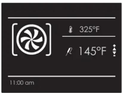 [325°F 145°F 11:00 am