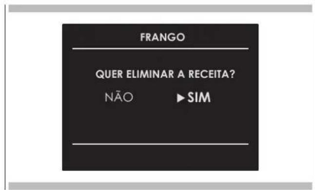 FRANGO QUER ELIMINAR A RECEITA? NÃO ▶ SIM