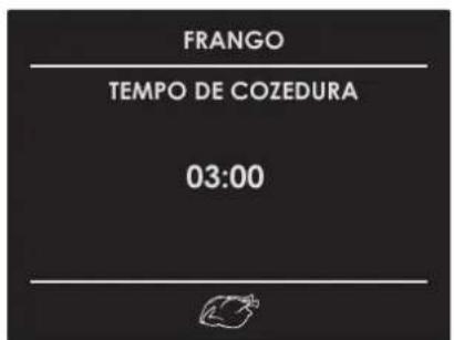 FRANGO TEMPO DE COZEDURA 03:00