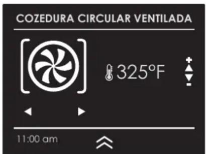 COZEDURA CIRCULAR VENTILADA 325°F 11:00 am