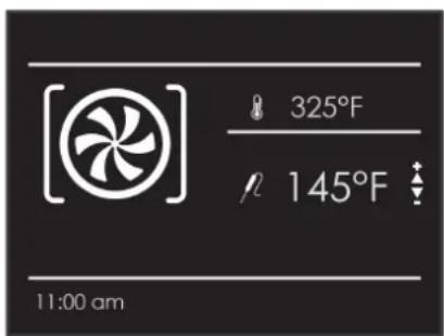 [325°F 145°F 11:00 am
