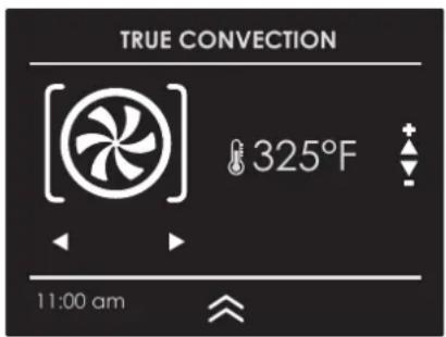 TRUE CONVECTION 325°F 11:00 am