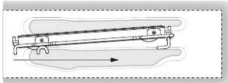 Fulgor Milano FCPO 315 P TEM 2F X - To replace an extendable rack: - 1