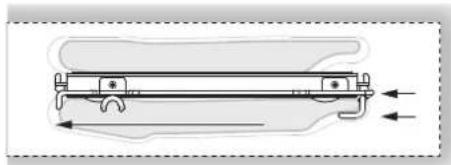 Fulgor Milano FCPO 315 P TEM 2F X - To replace an extendable rack: - 3