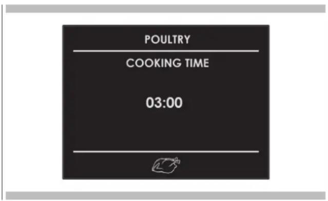 POULTRY COOKING TIME 03:00