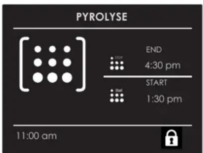 PYROLYSE END 4:30 pm START 1:30 pm 11:00 am