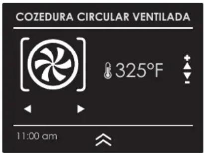 COZEDURA CIRCULAR VENTILADA 325°F 11:00 am