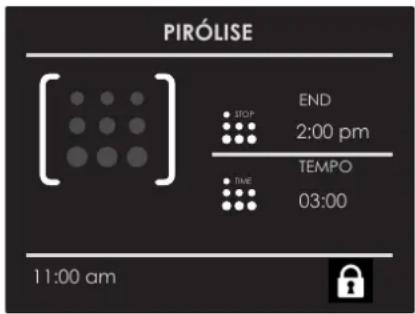 PIRÓLISE [ ] STOP END 2:00 pm TEMPO TIME 03:00 11:00 am